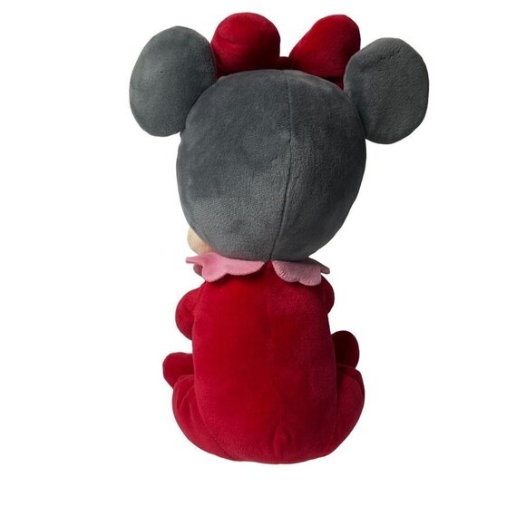 DISNEY Parks Minnie Mouse My First Christmas Plush Red Outfit & Bow Size… - Picture 2 of 7